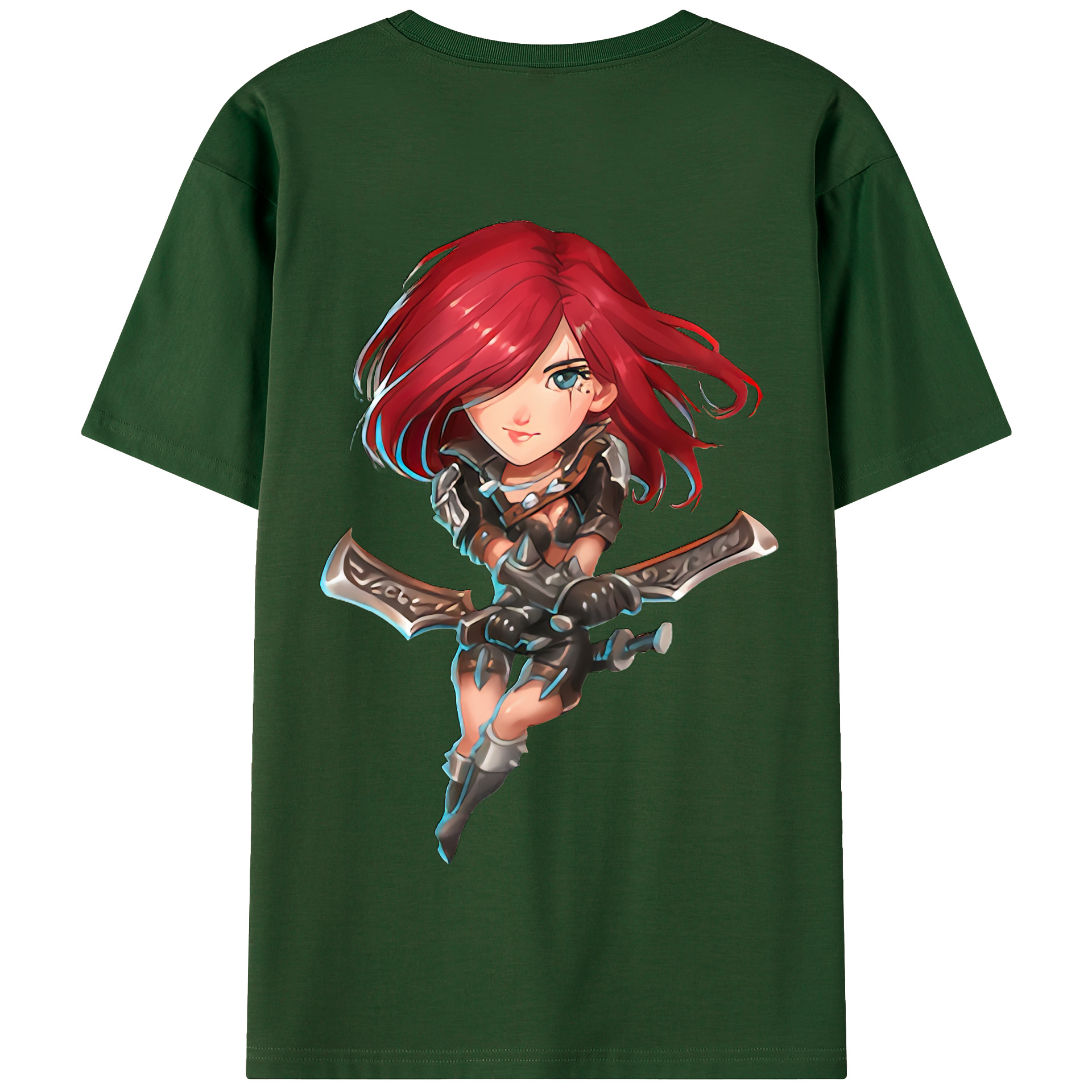 リーグ・オブ・レジェンド League of Legends LOL 綿100％半袖Tシャツ（背面プリント）